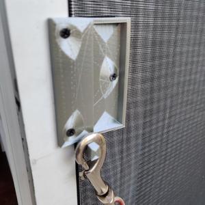 Screen Door Handle with Hook