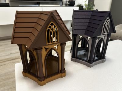 Gothic Bird Feeder - Fully Printable