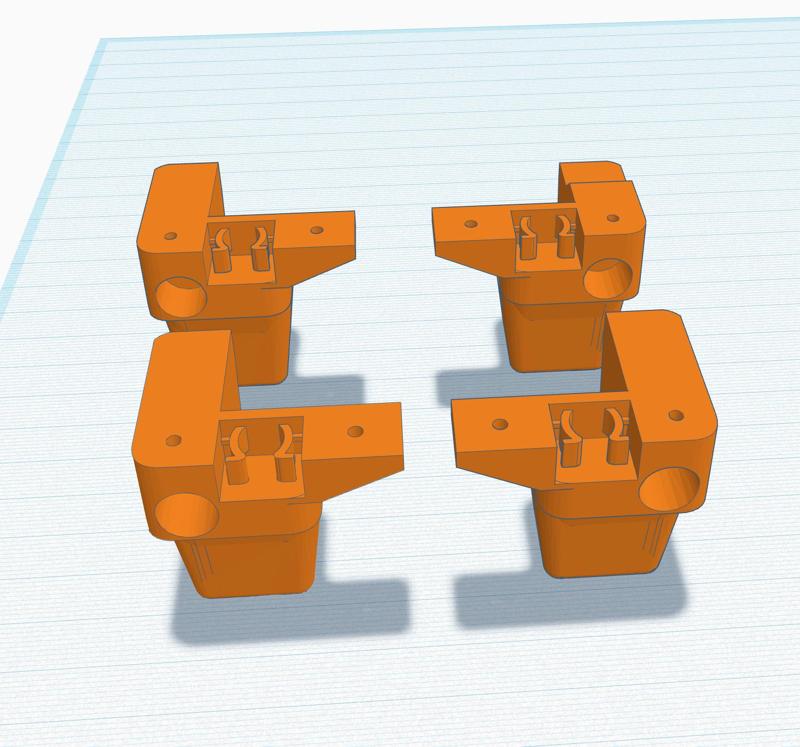 FRACTAL TERRA CASE FEET 25MM FAN