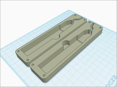 SLIM Deburring Tool Case With Magnet Closure