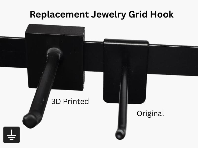 Replacement Jewelry Gridwall Hook