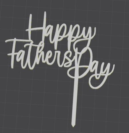 TOPPER HAPPY FATHER DAY