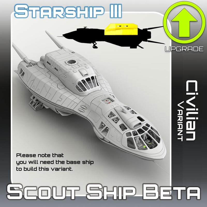 Scout Ship Beta Civilian Variant Upgrade
