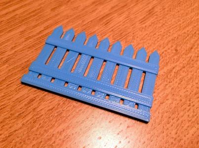 Toy picket fence 