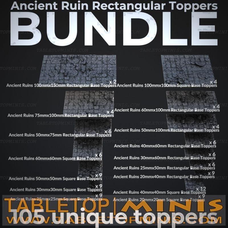 Ancient Ruin Rectangular Toppers Bundle
