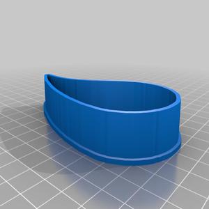 Sunflower petal cookie cutter