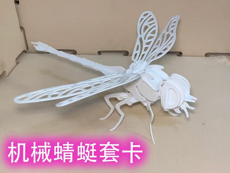 Mechanical Dragonfly (assembly model, only 17g filament, 1 hour print)