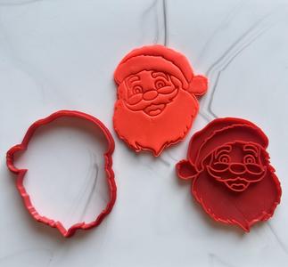 Cookie cutter Santa Claus