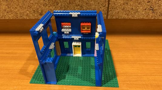 Lego compatible house wall