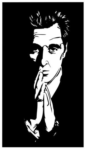 Al Pacino,Godfather Wall Art