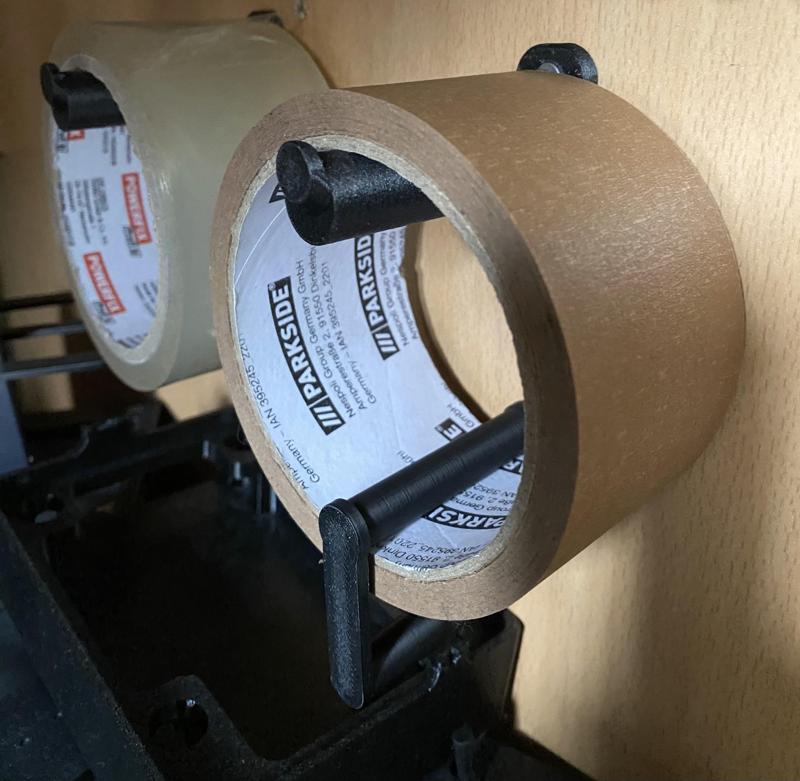 Packbandrollenhalter