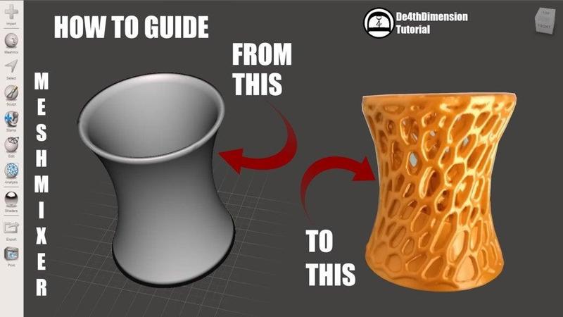 Voronoi Pattern Pen Holder