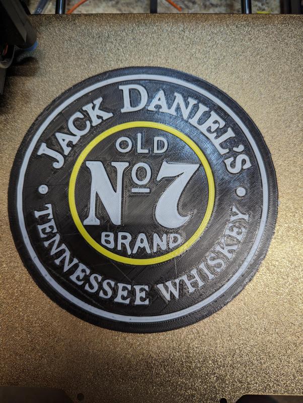 Jack Daniel's Old No. 7 liquor beer sign