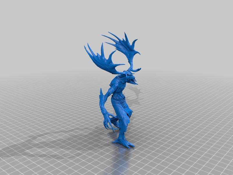 wendigo nature giant - first try at dynamic posing