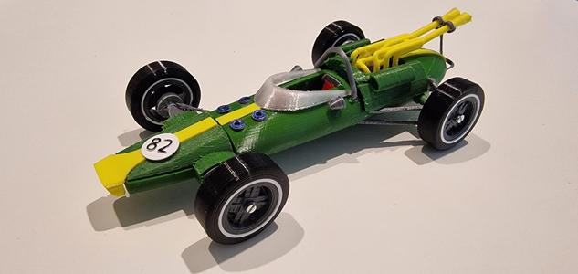 Lotus 38 year 1965 scale 1:24 Designer Ed van der Heijden