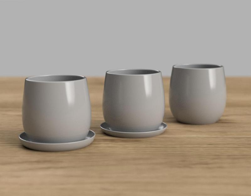 Self watering flower pot collection