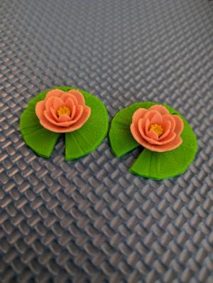 Lilypad Earrings