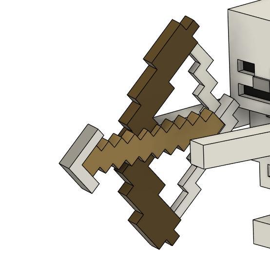 Minecraft Bow and Arrow