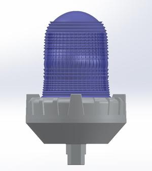 Screen Accurate Raptor T Rex Jurassic Park World Inspired Paddock Signal Light 3D print model