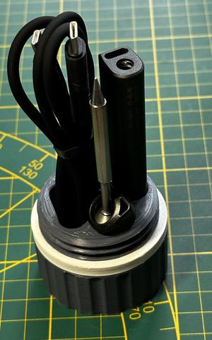 TS101 Case bottom (Iron + 2 Tips + Cable)
