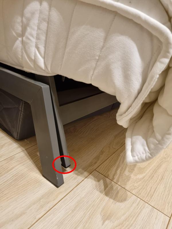 IKEA Karlaby sofa bed leg end cap