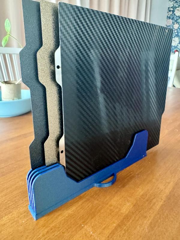 Print bed holder for 3 beds