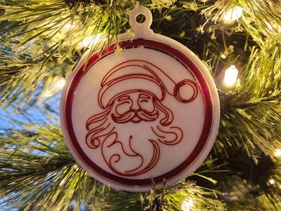 Santa Ornament