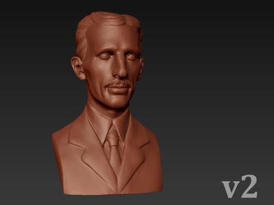 Bust of Nikola Tesla