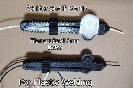 Filament Scroll - Plastic  Welding Tool