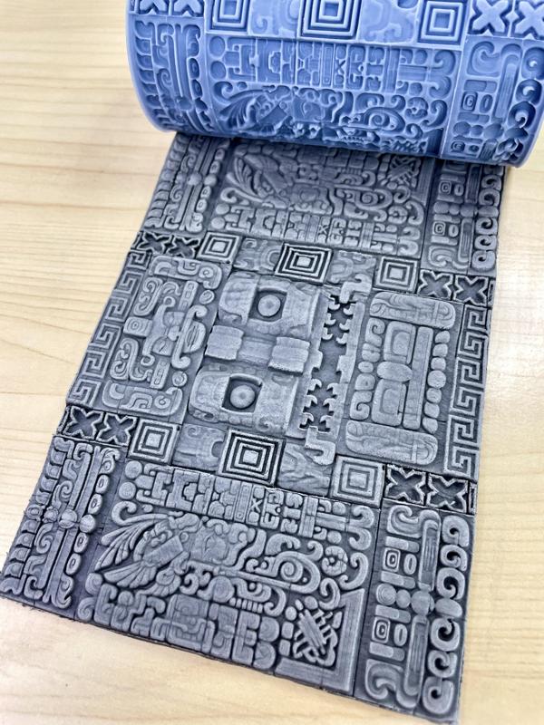 Print 'N' Roll Set: Ruins of The Jungle Gods (Texture Roller and Terrain Set)