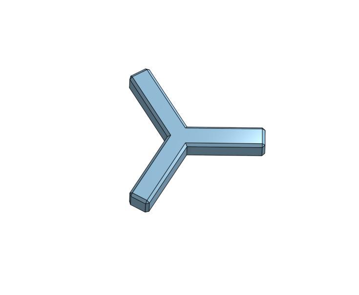 spacer for hexagon "tree wall"