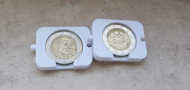 Short 2€ coin holder (modular)