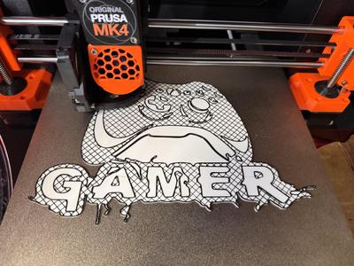 Wall art - Gamer logo
