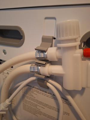 Hose hanger for Black and Decker dishwasher