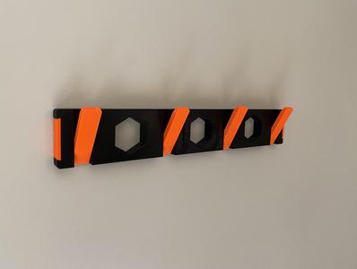 Wall mounted coat rack Hooks Expandable