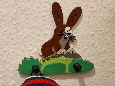 Der kleine Maulwurf - Hase (Krtek a zajíček) - Kids CoatHanger (Little Mole)