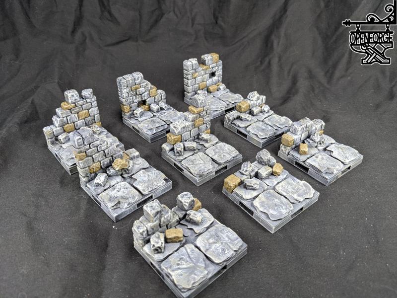 Dungeon Stone Ruined Walls