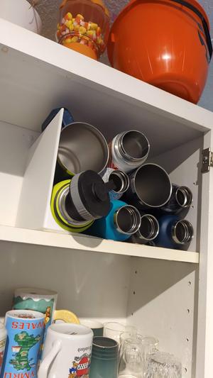 Hydro Flask Bottle Wall for Cupboards