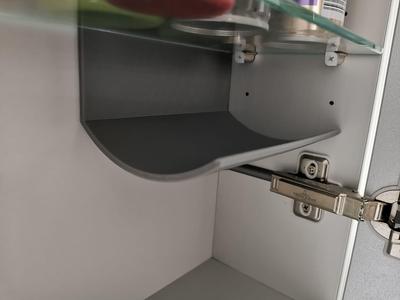 Spiegelschrank-Hakenhalterung / Mirror Cabinet Hook Holder