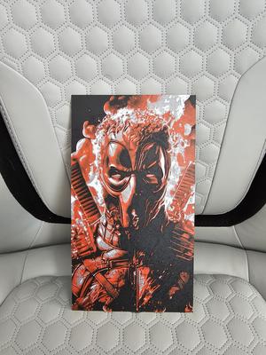 Deadpool Hueforge - Burning