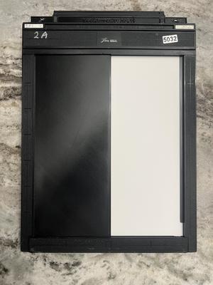 8x10 Panoramic Half frame Dark slide