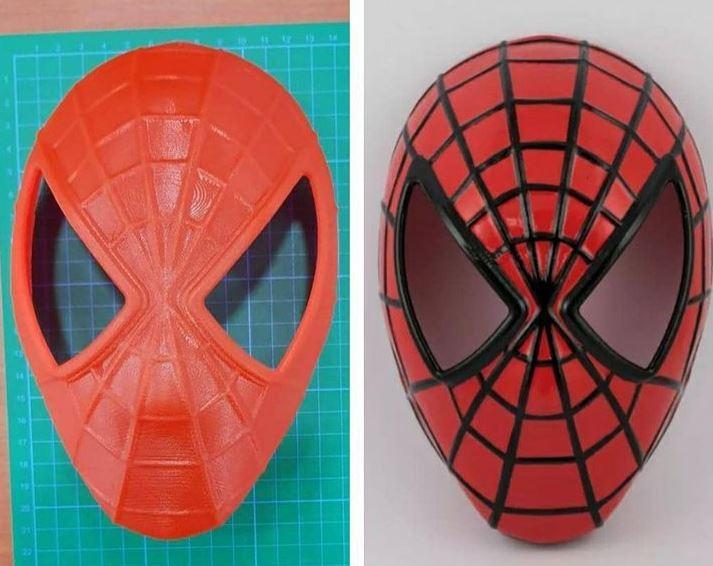 Spiderman Half Mask