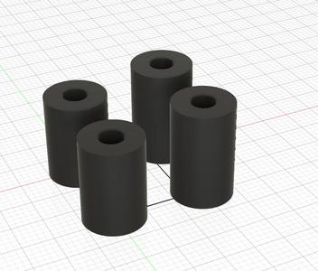 Creality Ender 3 V3 SE KE bed level adjusters