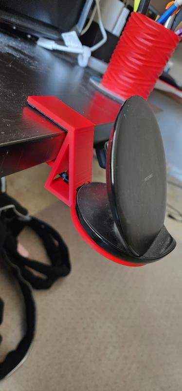 Wireless Phone Charger Desk Mount 25 mm