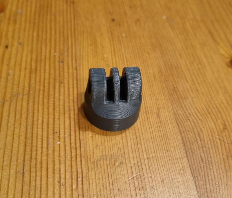 GoPro mount base for 1/4" to 3/8" adapter