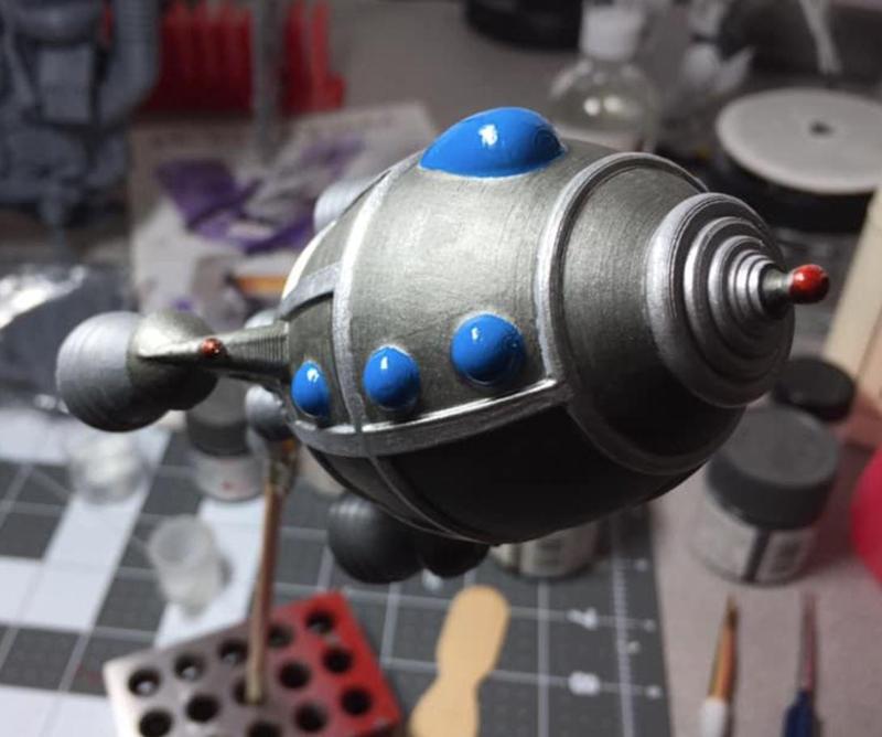 SK Retro Rocket Ship