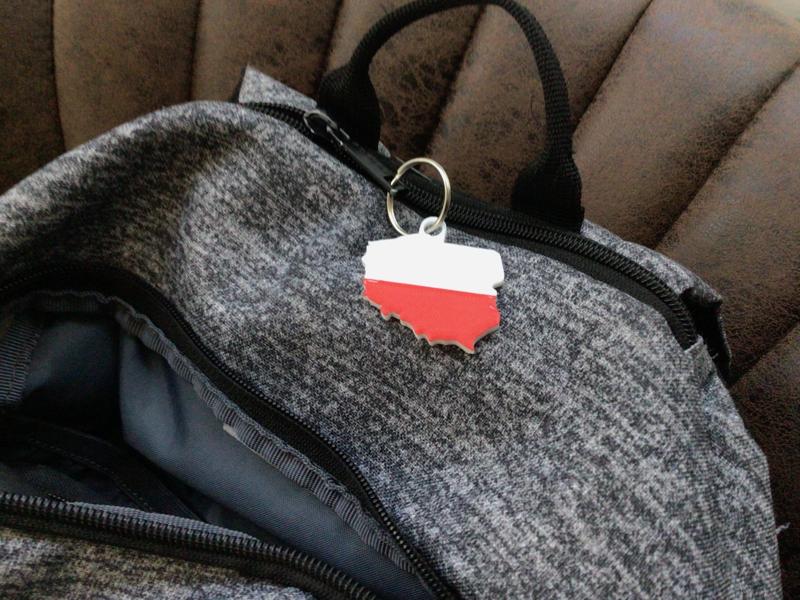 Poland Keychain