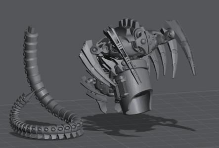 Space terminator gets brutalized