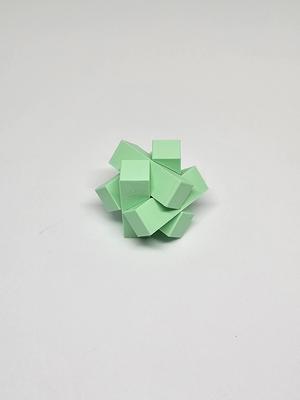6 Piece Diagonal Burr Puzzle