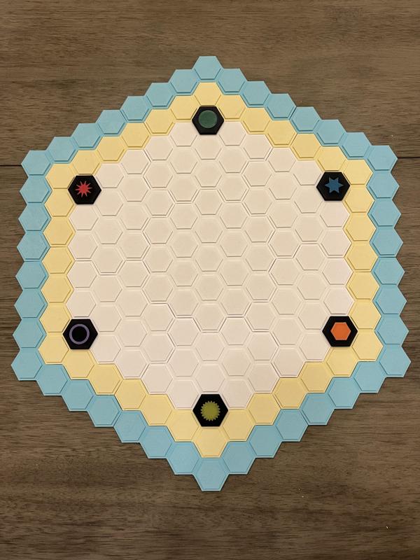 Ingenious 3D Hex Gameboard